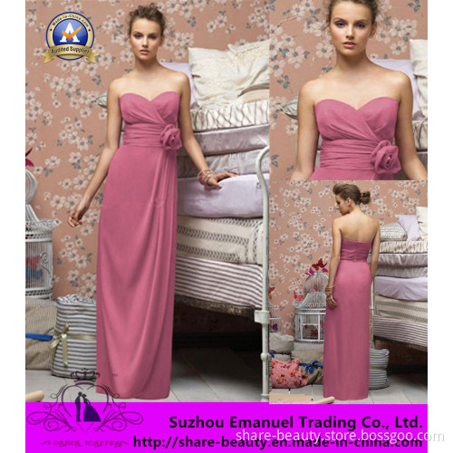 50% on Popular Sheath Bridesmaid Dresses Floor Length Ruffle Flower 2014 Evening Dresses